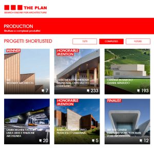 THE PLAN SHORTLISTED premiati 2